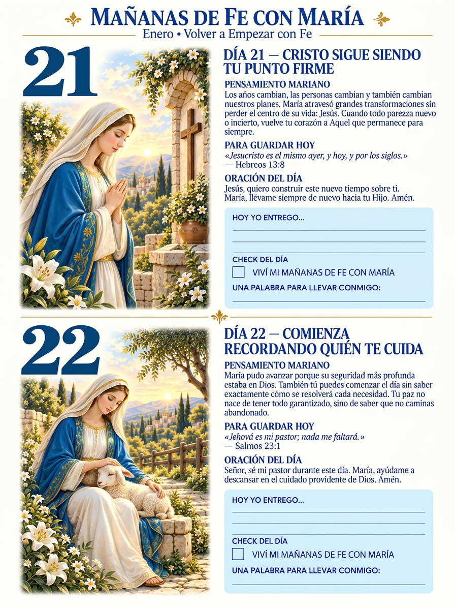 Páginas de enero, días 21 y 22